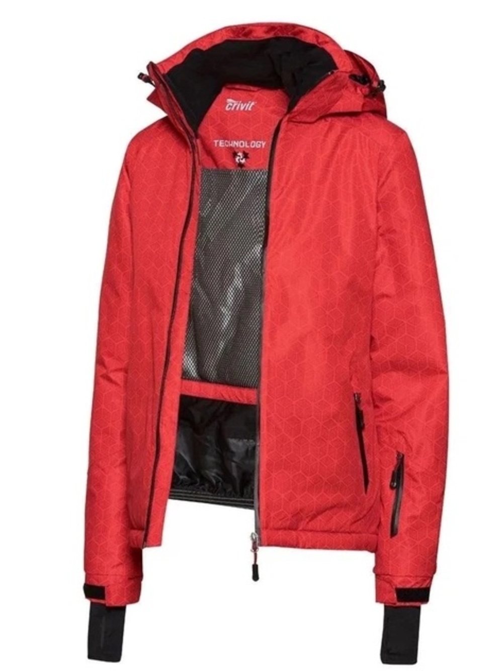 Crivit Pro Red Ski / Snowboard Jacket Sz 10